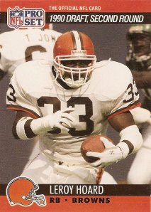 Leroy Hoard Cleveland Browns 1990 NFL ProSet No.  714